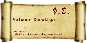 Veidner Dorottya névjegykártya