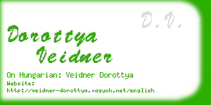 dorottya veidner business card